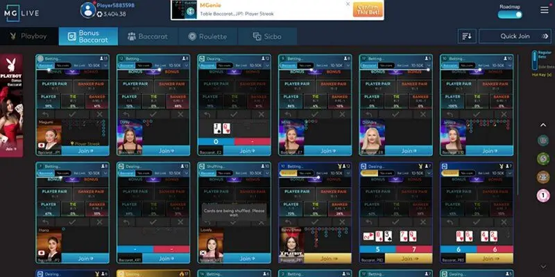 Poker là một trong những siêu phẩm thịnh hành nhất tại sảnh MG