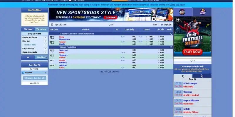 SBO Sports là một thương hiệu lâu đời và uy tín trong lĩnh vực cá cược